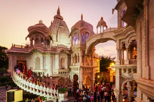 Iskcon temple in Vrindavan