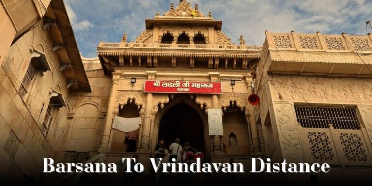 Barsana To Vrindavan Distance