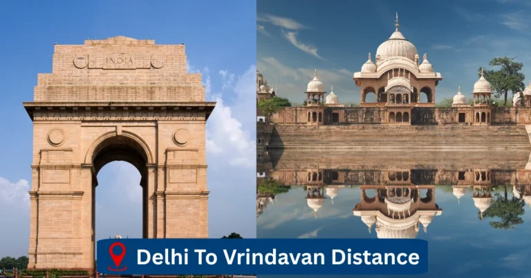 Delhi To Vrindavan Distance