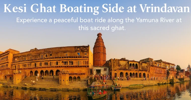 Kesi Ghat boating side at vrindavan
