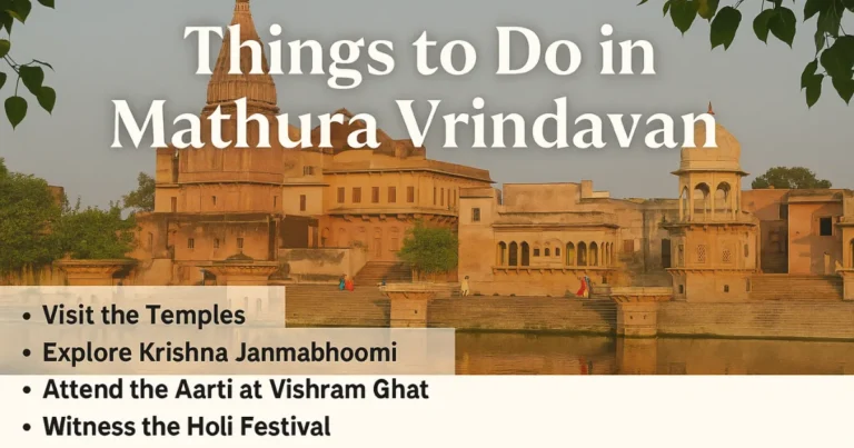 Things to Do in Mathura Vrindavan