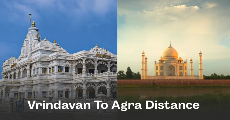 Vrindavan To Agra Distance